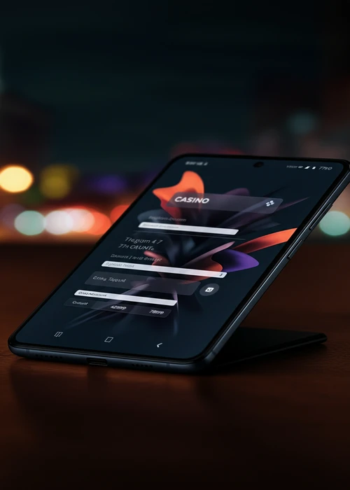 A close-up view of a Fatbet Casino registration form on a mobile screen, highlighting the user-friendly interface and quick signup steps.